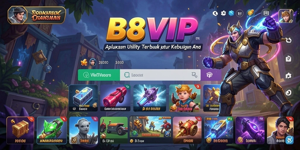 Tampilan antarmuka B8VIP yang intuitif dan fungsional.