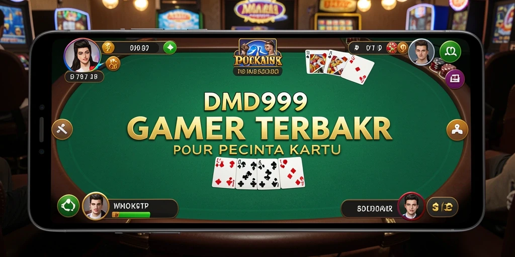 Screenshot gameplay DMD999 yang menampilkan momen-momen seru dalam permainan Poker.