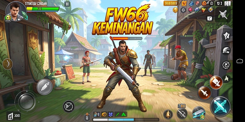 Tampilan gameplay FW66 yang menyeru dan strategis.