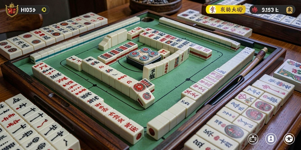 Tampilan gameplay H03 yang menakjubkan dengan elemen Mahjong yang menarik.