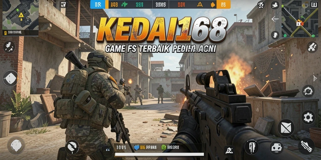 Gameplay KEDAI168 menampilkan aksi tembak-menembak yang mendebarkan.