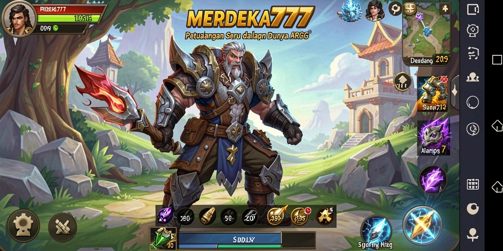 Gameplay seru MERDEKA777 dengan pertarungan epik di dunia ARPG.