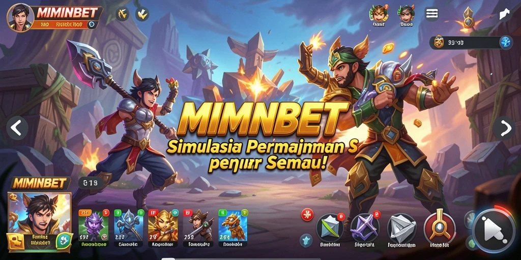 Screenshot MIMINBET menampilkan gameplay simulasi yang menarik.