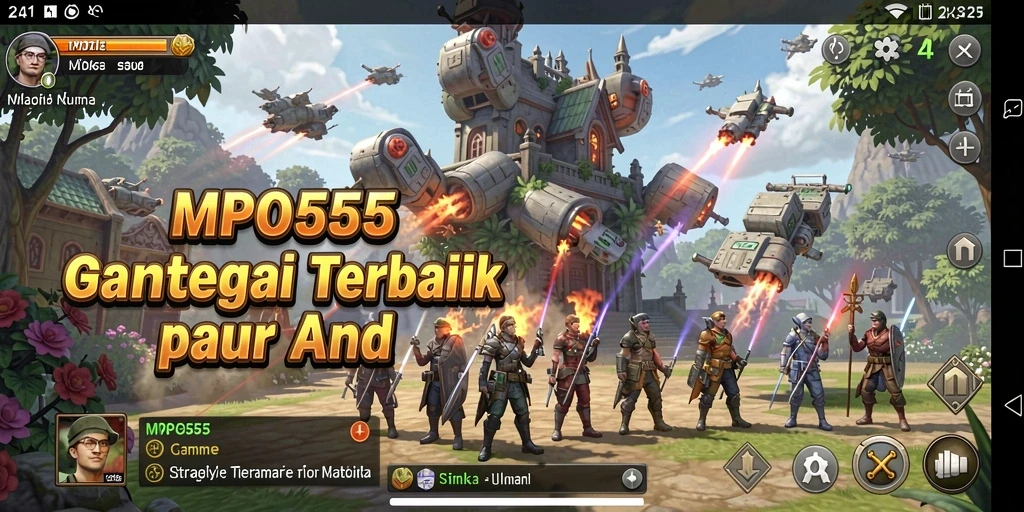 Tampilan gameplay seru dari MPO555 dengan strategi yang menantang.
