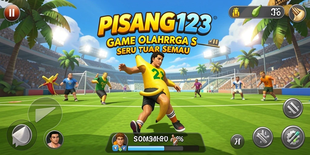 Screenshot gameplay PISANG123 menampilkan aksi seru dalam olahraga.