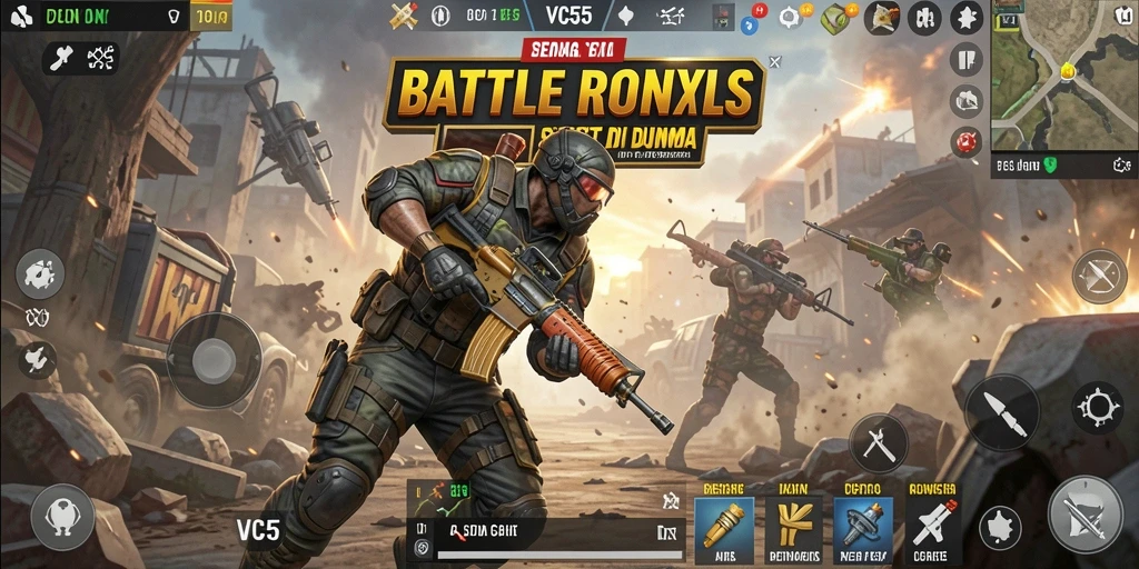 Gameplay VC55 yang mendebarkan dan penuh aksi.
